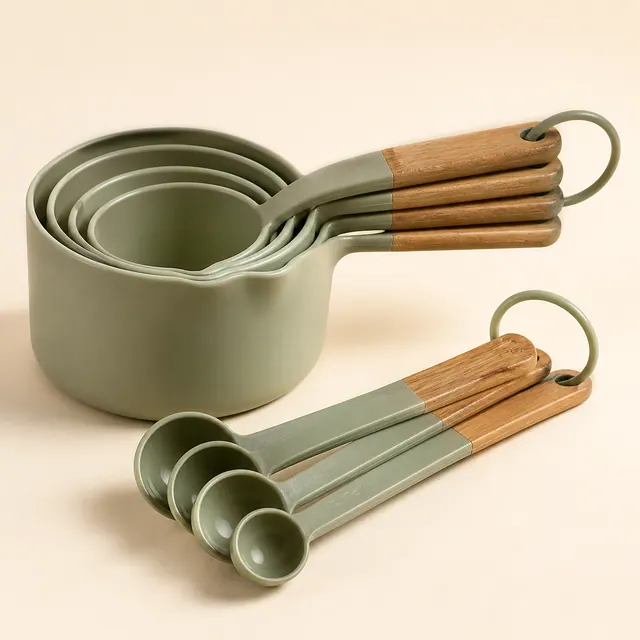 Measuring cups and spoons